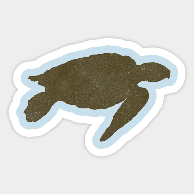 Star Turtle Sticker by RadCoolguy